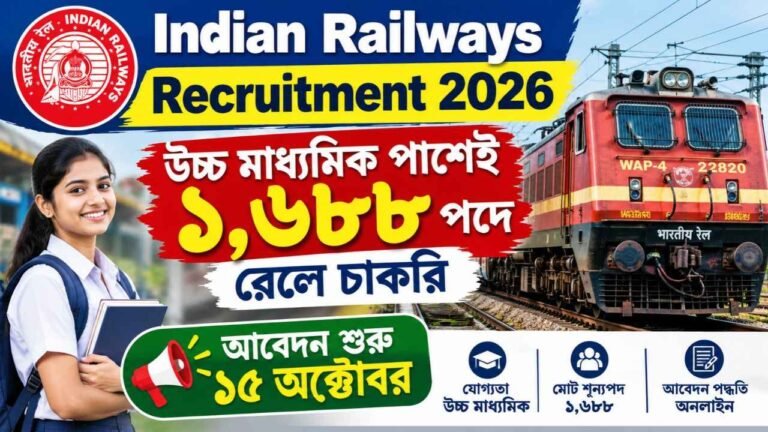 Indian Railways Recruitment 2026