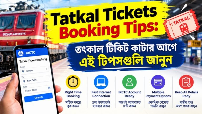 Tatkal Tickets Booking Tips
