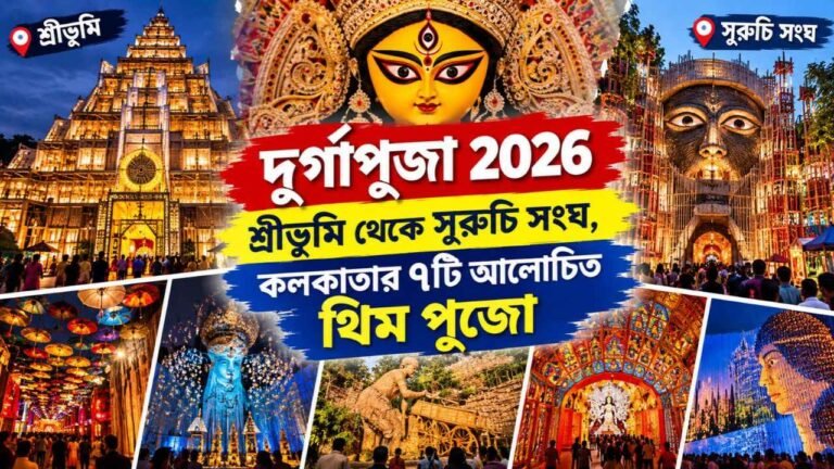 Durga Puja 2026 Kolkata 7 Theme Puja Pandals