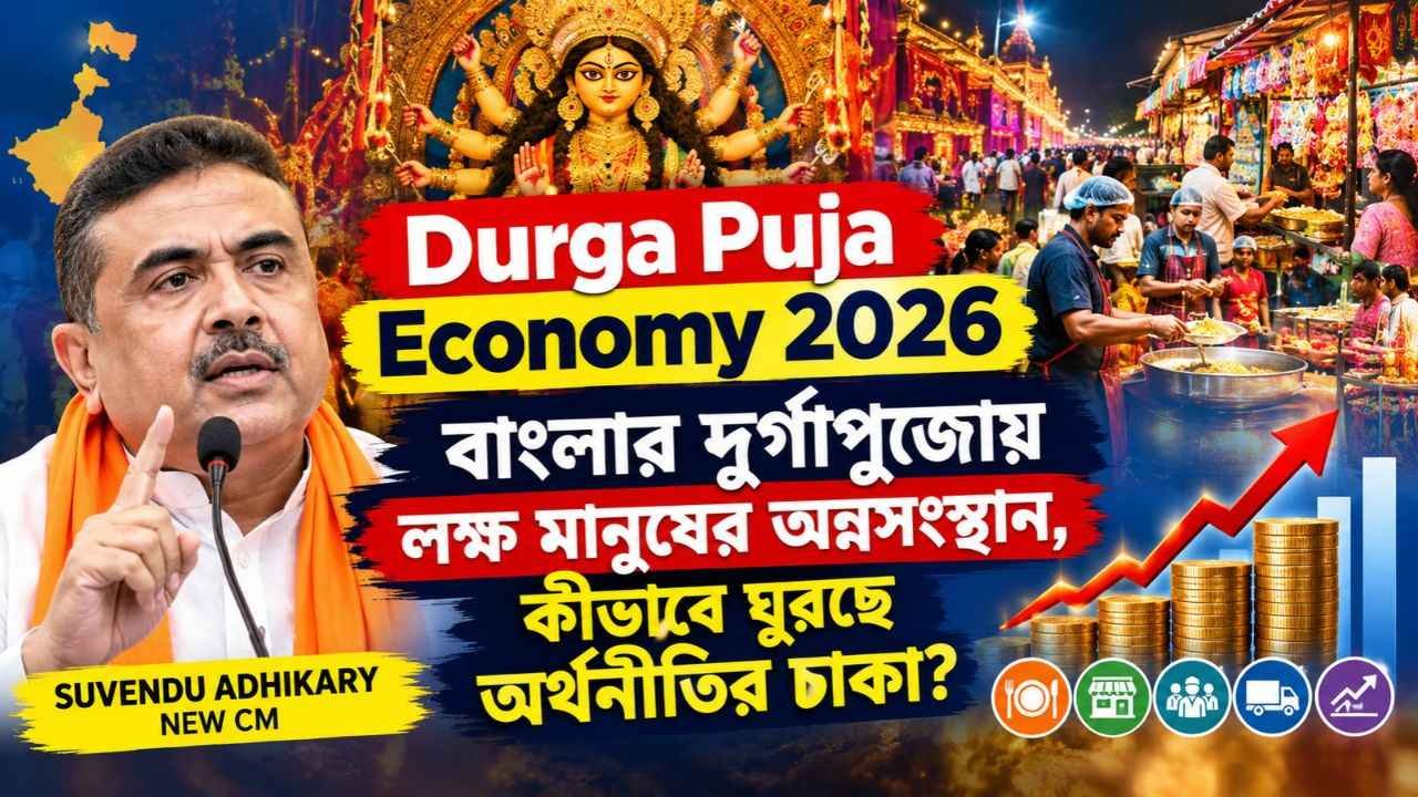 Durga Puja Economy 2026: বাংলার দুর্গাপুজোয় লক্ষ মানুষের অন্নসংস্থান, কীভাবে ঘুরছে অর্থনীতির চাকা?