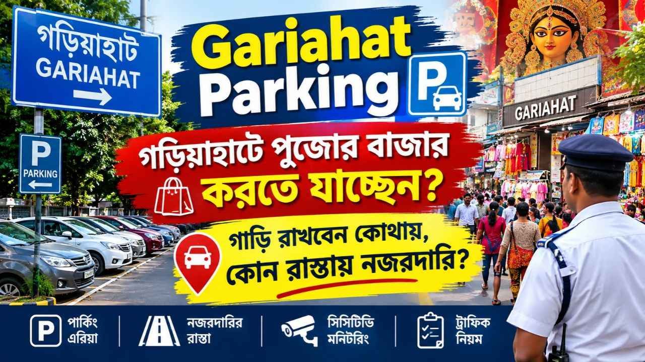 Gariahat Parking: গড়িয়াহাটে পুজোর বাজার করতে যাচ্ছেন? গাড়ি রাখবেন কোথায়, কোন রাস্তায় নজরদারি?