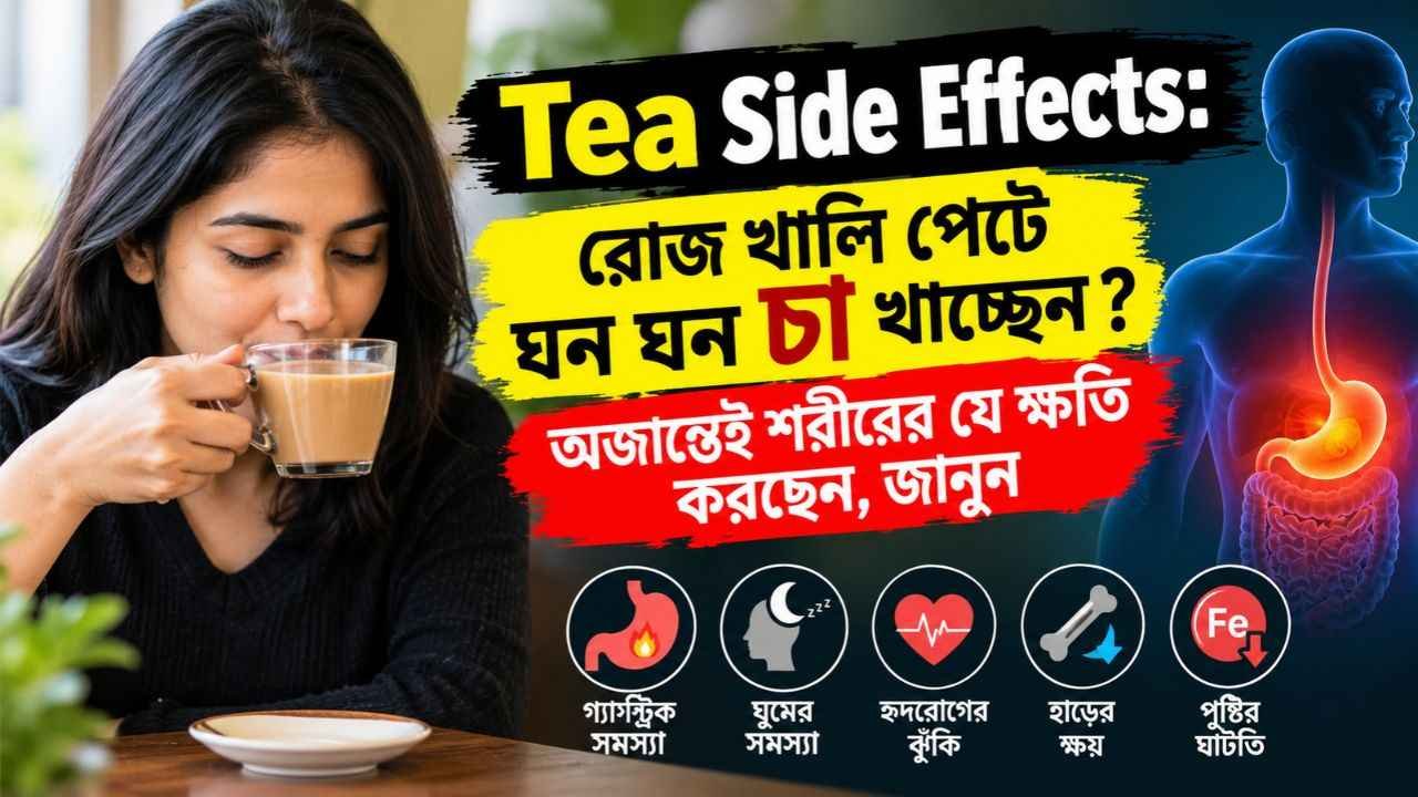 Tea Side Effects: রোজ খালি পেটে ঘন ঘন চা খাচ্ছেন? অজান্তেই শরীরের যে ক্ষতি করছেন, জানুন